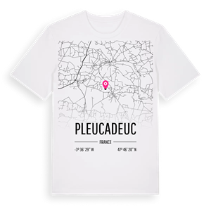 Pleucadeuc karta t-shirt – ekologisk bomull t-shirt från Pinshirt