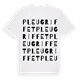 Pleugriffet ordlek t-shirt