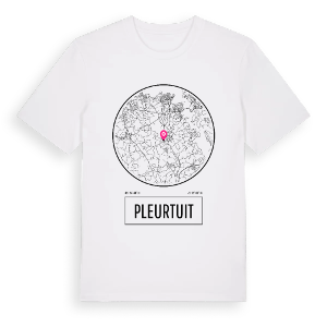 Pleurtuit t-shirt – ekologisk bomull t-shirt från Pinshirt