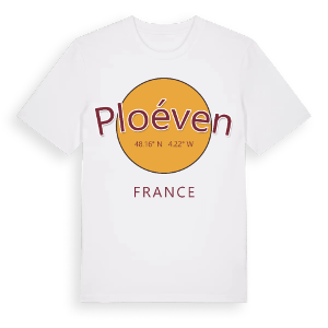 Ploéven cirkel t-shirt – ekologisk bomull t-shirt från Pinshirt