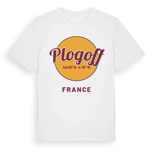 Plogoff cirkel t-shirt – ekologisk bomull t-shirt från Pinshirt