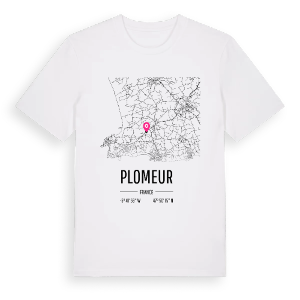 Plomeur karta t-shirt – ekologisk bomull t-shirt från Pinshirt