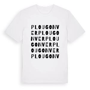 Plougonver ordlek t-shirt – ekologisk bomull t-shirt från Pinshirt