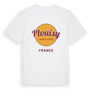 Plouisy cirkel t-shirt – ekologisk bomull t-shirt från Pinshirt