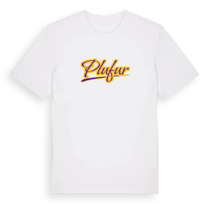 Plufur baseball t-shirt – ekologisk bomull t-shirt från Pinshirt