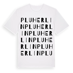 Pluherlin ordlek t-shirt – ekologisk bomull t-shirt från Pinshirt