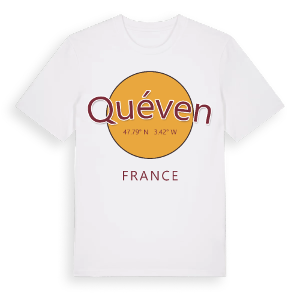Quéven cirkel t-shirt – ekologisk bomull t-shirt från Pinshirt