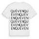 Quéven ordlek t-shirt