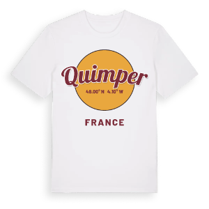 Quimper cirkel t-shirt – ekologisk bomull t-shirt från Pinshirt