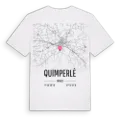 Quimperlé karta t-shirt