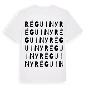 Réguiny ordlek t-shirt – ekologisk bomull t-shirt från Pinshirt