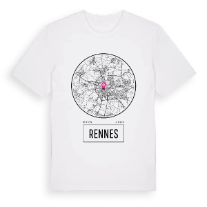 Rennes t-shirt – ekologisk bomull t-shirt från Pinshirt