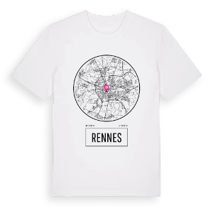 Rennes t-shirt – ekologisk bomull t-shirt från Pinshirt