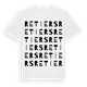 Retiers ordlek t-shirt