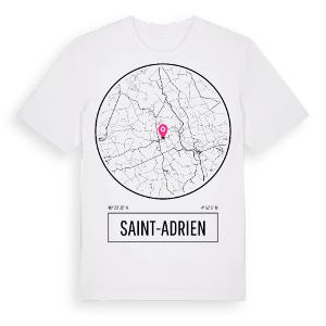 Saint-Adrien t-shirt – ekologisk bomull t-shirt från Pinshirt