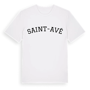 Saint-Avé böjd t-shirt – ekologisk bomull t-shirt från Pinshirt