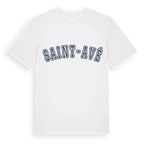 Saint-Avé college t-shirt – ekologisk bomull t-shirt från Pinshirt