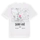 Saint-Avé karta t-shirt
