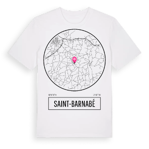Saint-Barnabé t-shirt – ekologisk bomull t-shirt från Pinshirt