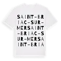 Saint-Briac-sur-Mer ordlek t-shirt