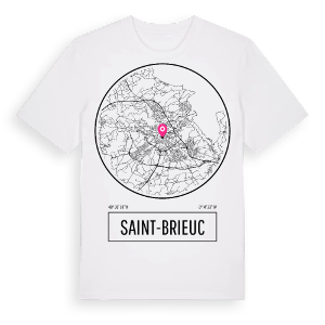 Saint-Brieuc t-shirt – ekologisk bomull t-shirt från Pinshirt