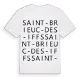 Saint-Brieuc-des-Iffs ordlek t-shirt