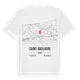 Saint-Broladre karta t-shirt