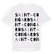 Saint-Congard ordlek t-shirt