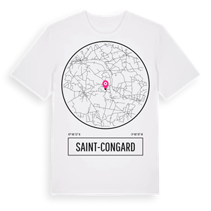 Saint-Congard t-shirt – ekologisk bomull t-shirt från Pinshirt