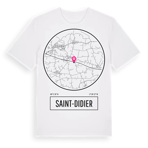 Saint-Didier t-shirt – ekologisk bomull t-shirt från Pinshirt