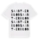 Saint-Erblon ordlek t-shirt