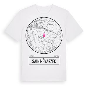 Saint-Évarzec t-shirt – ekologisk bomull t-shirt från Pinshirt