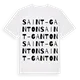Saint-Ganton ordlek t-shirt