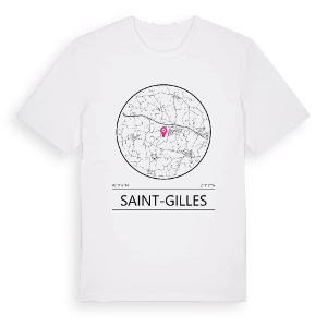 Saint-Gilles t-shirt – ekologisk bomull t-shirt från Pinshirt