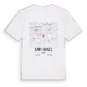 Saint-Goazec karta t-shirt