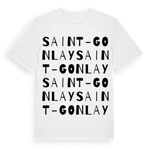 Saint-Gonlay ordlek t-shirt – ekologisk bomull t-shirt från Pinshirt