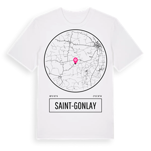 Saint-Gonlay t-shirt – ekologisk bomull t-shirt från Pinshirt