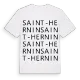 Saint-Hernin ordlek t-shirt