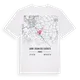 Saint-Jouan-des-Guérets karta t-shirt