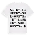 Saint-Laurent-sur-Oust ordlek t-shirt