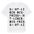 Saint-Léger-des-Prés ordlek t-shirt