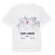 Saint-Lunaire karta t-shirt