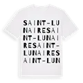 Saint-Lunaire ordlek t-shirt