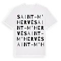 Saint-M'Hervé ordlek t-shirt