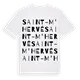 Saint-M'Hervé ordlek t-shirt