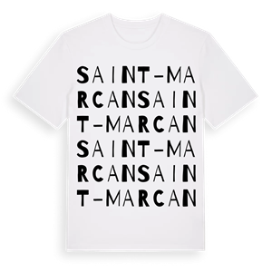 Saint-Marcan ordlek t-shirt – ekologisk bomull t-shirt från Pinshirt