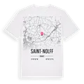 Saint-Nolff karta t-shirt