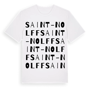 Saint-Nolff ordlek t-shirt – ekologisk bomull t-shirt från Pinshirt