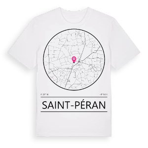 Saint-Péran t-shirt – ekologisk bomull t-shirt från Pinshirt