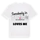 Någon i Saint-Sauveur-des-Landes älskar mig t-shirt